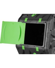 Komposter Strend Pro Garden, bubnový, 70 lit., čierny, 55,5x36x72 cm