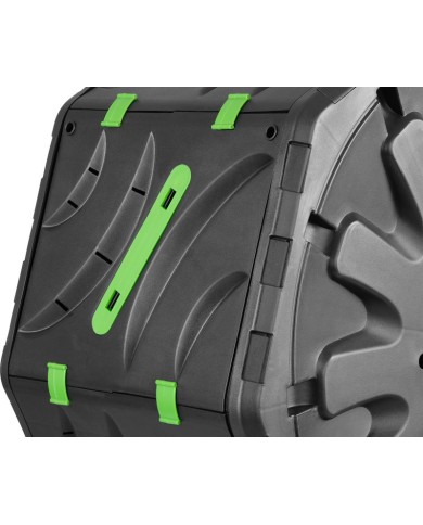 Komposter Strend Pro Garden, bubnový, 70 lit., čierny, 55,5x36x72 cm