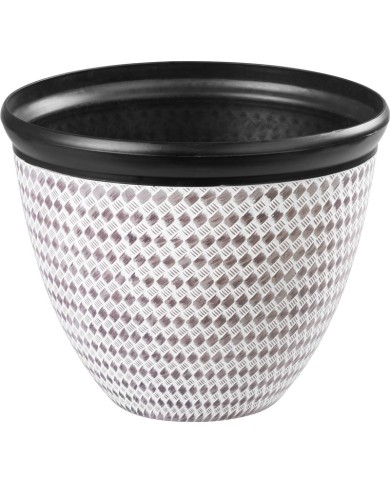 Kvetináč Strend Pro Marble, 37x30 cm, hnedý