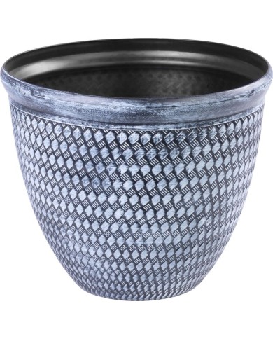 Kvetináč Strend Pro Marble, 37x30 cm, modrý