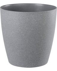 Kvetináč Strend Pro Stone, 35x35 cm, šedý, efekt kameňa