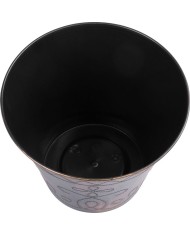 Kvetináč Strend Pro Flower, 24,5x19,3 cm, zlatý, metalický efekt