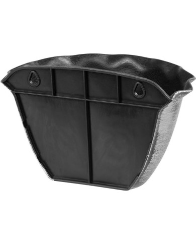 Kvetináč Strend Pro Wave, 26x18 cm, strieborný, metalický efekt, závesný