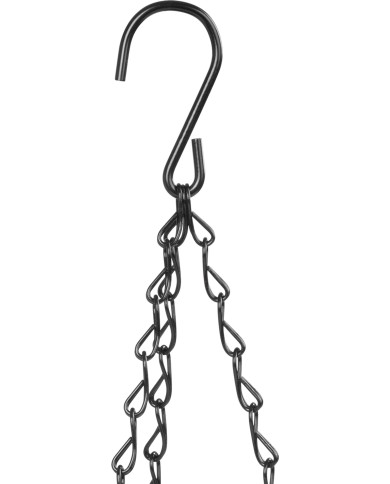 Kvetináč Strend Pro Modern, visiaci, závesný, zlatý, 26x16 cm, s retiazkou a vešiakom