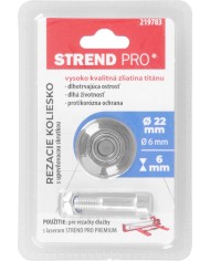 Koliesko Strend PRO PREMIUM WB218 (22x6x6 mm) náhradné, pre rezač dlažby, professional, heavy duty