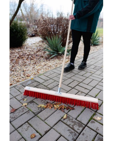Metla Strend InDust 0800 mm, cestárska s násadou