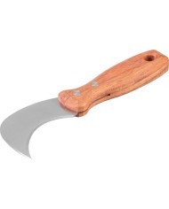 Nôž Strend Pro Premium, na linoleum a koberce, nerez, drevená rúčka, 75 mm