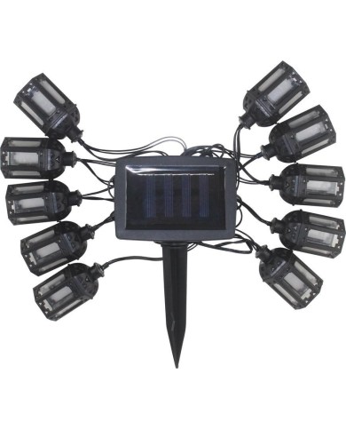 Reťaz Strend Pro Garden, lampáš, solárna, 10x LED, 1,8+2 m