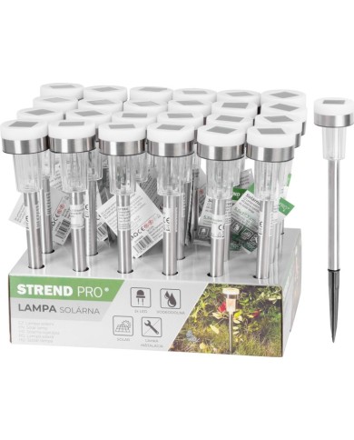 Lampa Strend Pro Garden, solárna, 2x LED, 5,5x33 cm