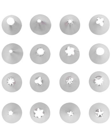 Špička MagicHome, zdobiaca, mix vzorov, 16 ks