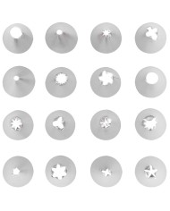 Špička MagicHome, zdobiaca, mix vzorov, 16 ks