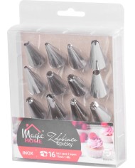 Špička MagicHome, zdobiaca, mix vzorov, 16 ks
