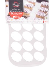 Forma MagicHome, na pečenie, silikónová, na 15 laskoniek, 34,5x21,5x1 cm