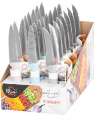 Nôž MagicHome, 3 druhy, kuchynský, orezávací