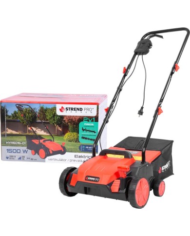Vertikutátor Strend Pro HYA5015-01, 2v1, elektrický, 1,5 kW, prevzdušňovač, záber 32 cm