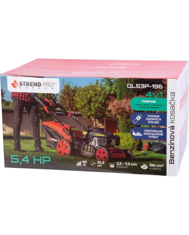 Kosačka Strend Pro QL53P-196, benzínová, 4,0 kW, záber 53 cm, s pojazdom, LONCIN