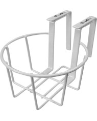 Držiak Strend Pro, vešiak, kovový, na kvetináč, na zábradlie, nastaviteľný, 25 cm