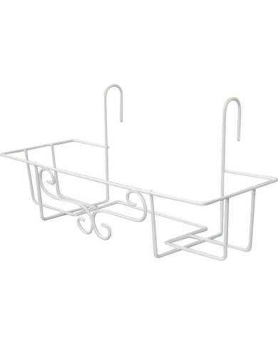 Držiak Strend Pro, vešiak, kovový, na kvetináč, na zábradlie, 65 cm