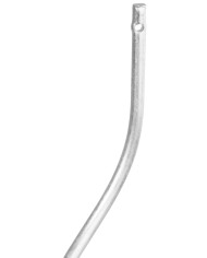 Tyč GS1 1500/6 mm, špirálová, drôtená Zn, oporná k rastlinám a paradajkám