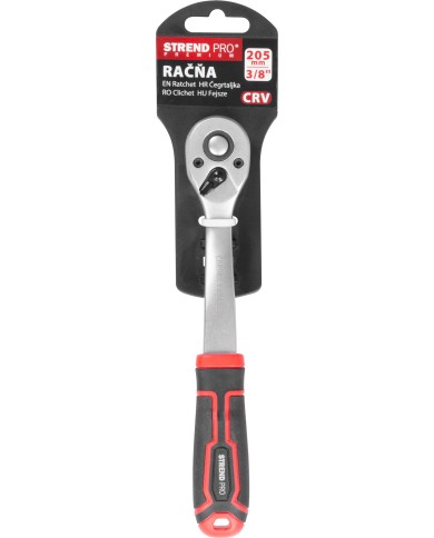 Račňa Strend Pro Premium ComfortGrip DL300, 3/8", s páčkou, 205 mm, 60z