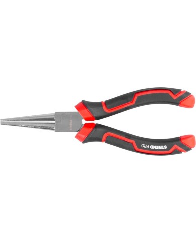 Kliešte Strend Pro Premium ComfortGrip DL415, 160 mm, s okrúhlymi čeľusťami, rovné, na poistné krúžky