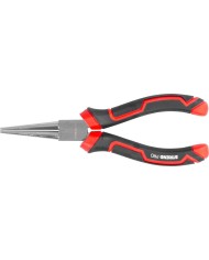 Kliešte Strend Pro Premium ComfortGrip DL415, 160 mm, s okrúhlymi čeľusťami, rovné, na poistné krúžky