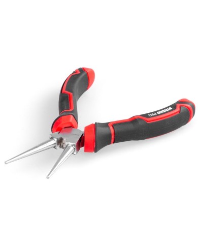 Kliešte Strend Pro Premium ComfortGrip DL415, 160 mm, s okrúhlymi čeľusťami, rovné, na poistné krúžky