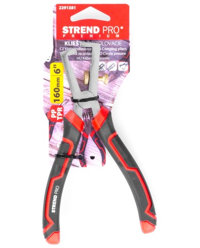Kliešte Strend Pro Premium ComfortGrip DL416, 160 mm, odizolovacie, odblankovacie, na káble