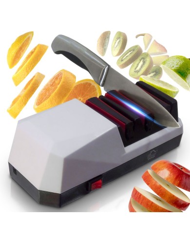 Ostrič MagicHome, na kuchynské nože, brúska, 3v1, biely, 230V, 20 W