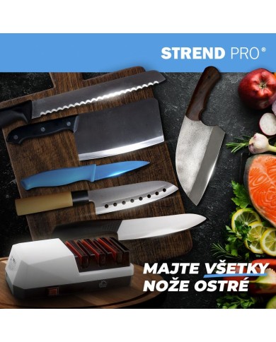 Ostrič MagicHome, na kuchynské nože, brúska, 3v1, biely, 230V, 20 W