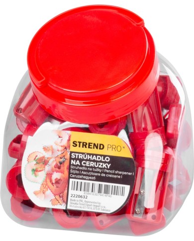 Strúhadlo Strend Pro, na ceruzky, s brúsnym kamienkom, v dóze