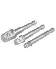 Sada adaptérov Strend Pro, do vŕtačky, 1/4", 3/8", 1/2"