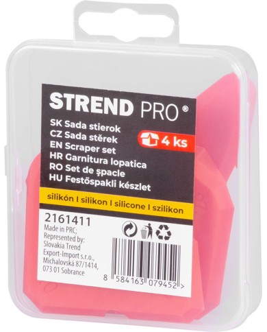 Sada stierok Strend Pro, na silikón a tmel, 4 ks