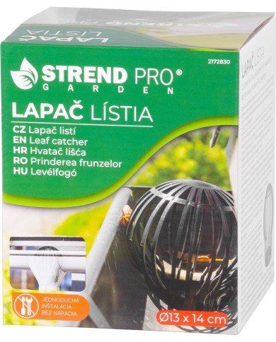 Lapač lístia Strend Pro, 13x14 cm, ochrana odkvapu, bal. 2 ks