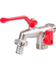 Ventil na vodu Strend Pro, 3/4"-3/4"-1/2", dvojitý, záhradný