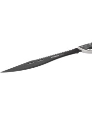 Mačeta Strend Pro Tactical, s puzdrom, s pílkou, s ochranou ruky, čierna, 61 cm