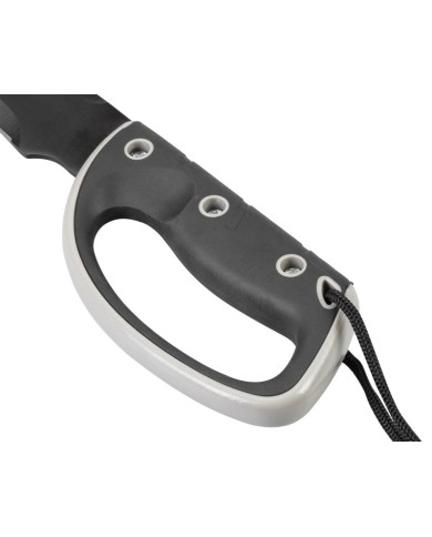 Mačeta Strend Pro Tactical, s puzdrom, s pílkou, s ochranou ruky, čierna, 61 cm