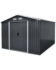 Domček Strend Pro, záhradný, plech, antracit, 301x303x214 cm