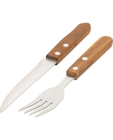 Príbor na steaky Strend Pro Grill, sada vidličiek a nožov, 12-dielna