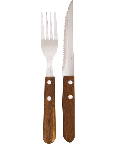 Príbor na steaky Strend Pro Grill, sada vidličiek a nožov, 12-dielna