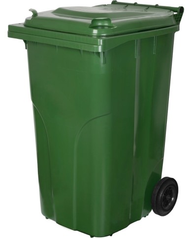 Nádoba Europlast 240 lit., plast, zelená, popolnica na odpad