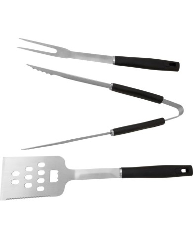 Sada náradia Strend Pro Grill, na grilovanie a opekanie, nerez, 3-dielna