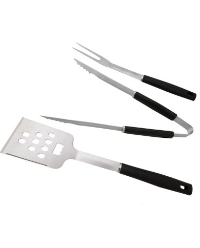 Sada náradia Strend Pro Grill, na grilovanie a opekanie, nerez, 3-dielna