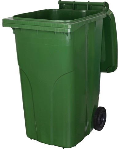 Nádoba Europlast 240 lit., plast, zelená, popolnica na odpad