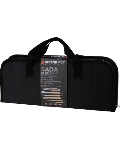 Sada náradia Strend Pro Grill, na grilovanie a opekanie, 11-dielna, v brašni