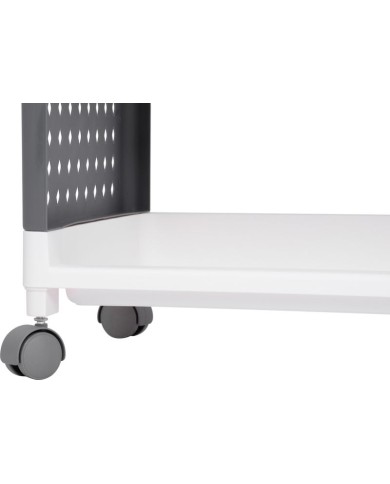 Regál MagicHome Rolly, plastový, 5 políc, 49x29x97 cm, na kolieskach