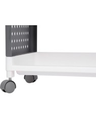 Regál MagicHome Rolly, plastový, 5 políc, 49x29x97 cm, na kolieskach