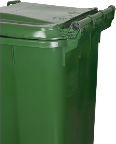 Nádoba Europlast 240 lit., plast, zelená, popolnica na odpad
