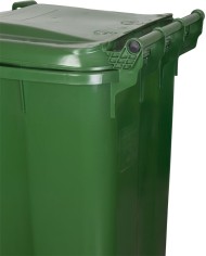 Nádoba Europlast 240 lit., plast, zelená, popolnica na odpad