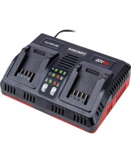 Nabíjačka Worcraft CLC-20V-4.5D ShareSYS, séria S20Li, 2x aku, rýchlonabíjačka